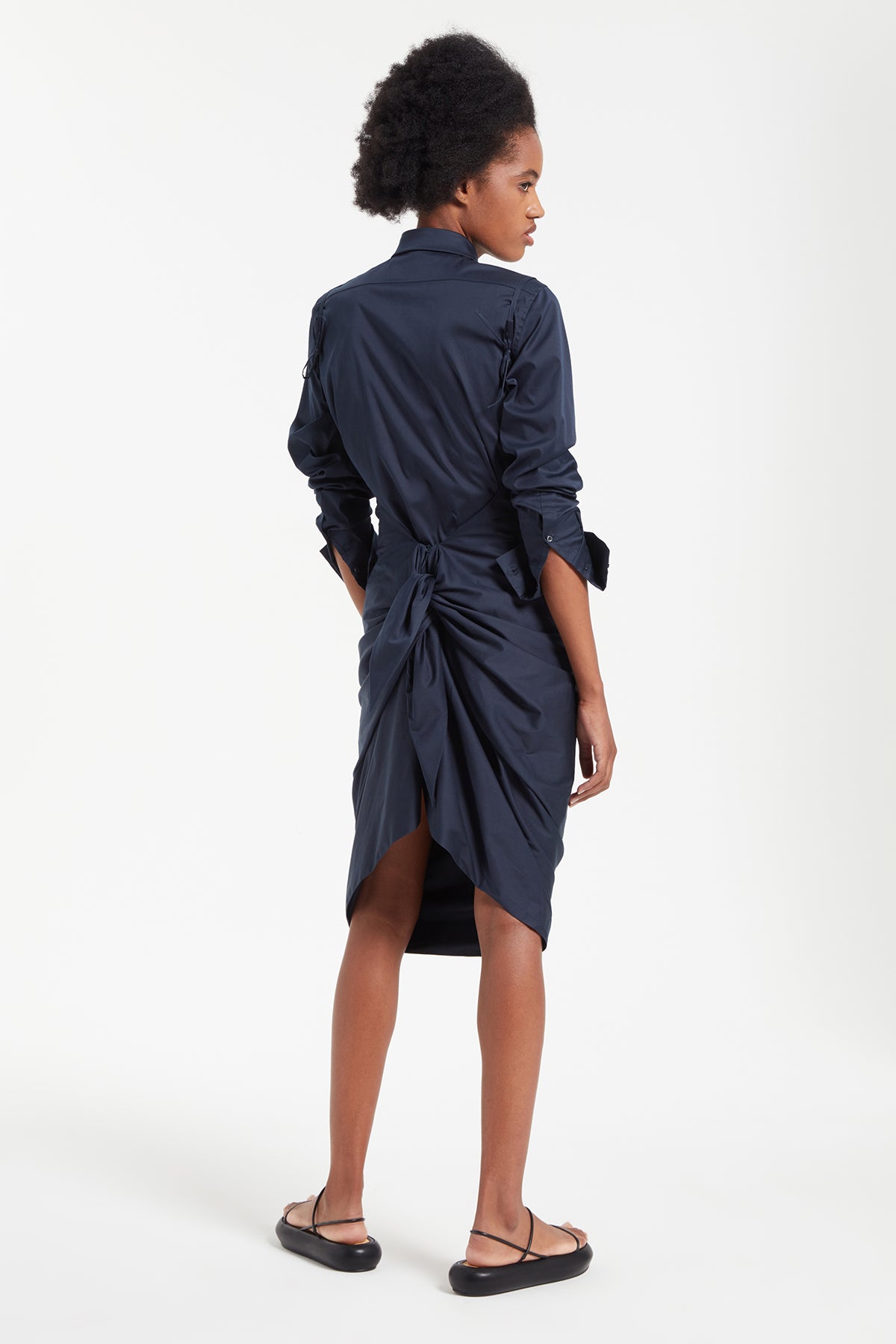 Martine Dress in Navy | Noon By Noor