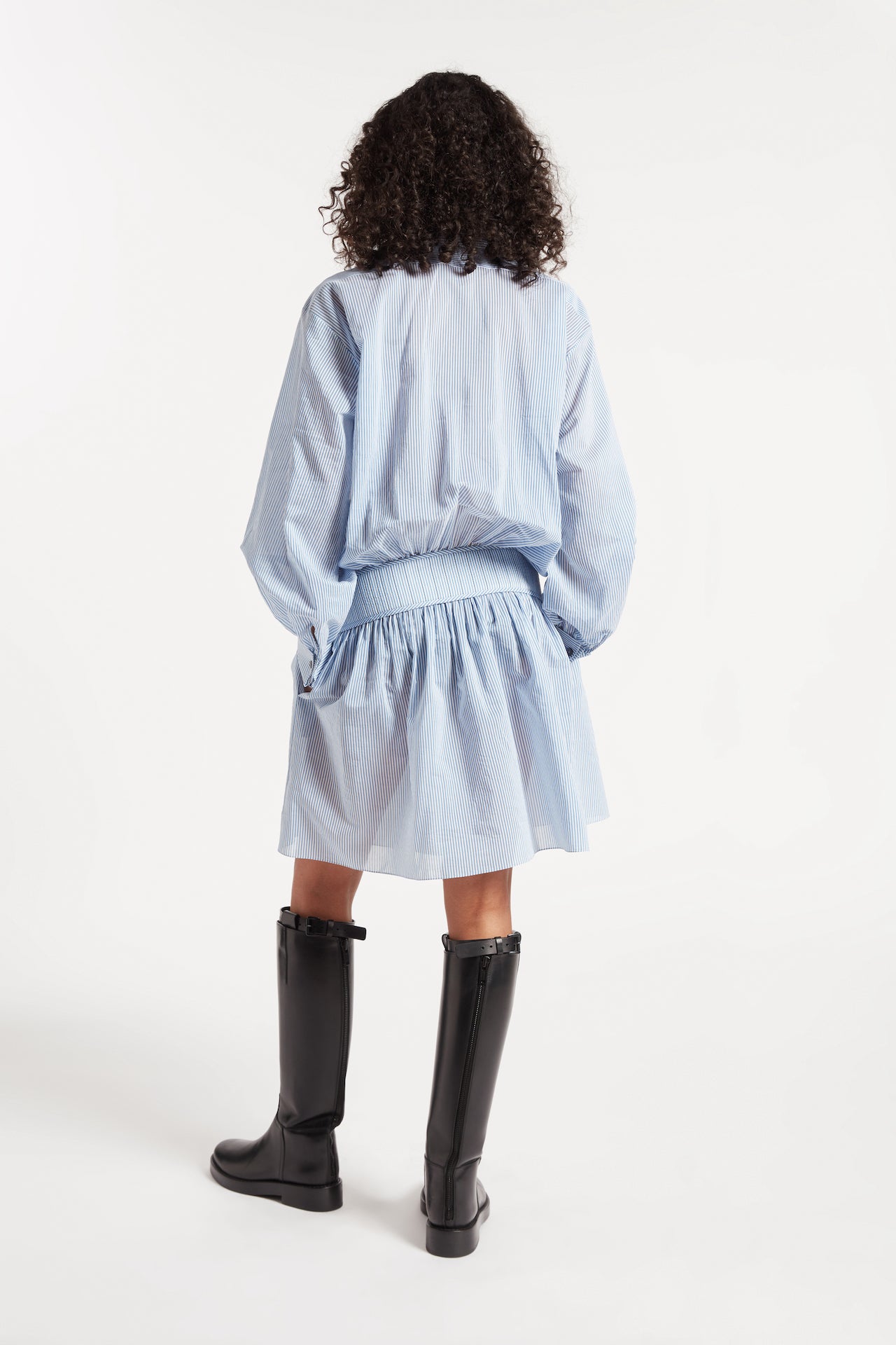 Kristin Dress in Pale Blue | Noon By Noor