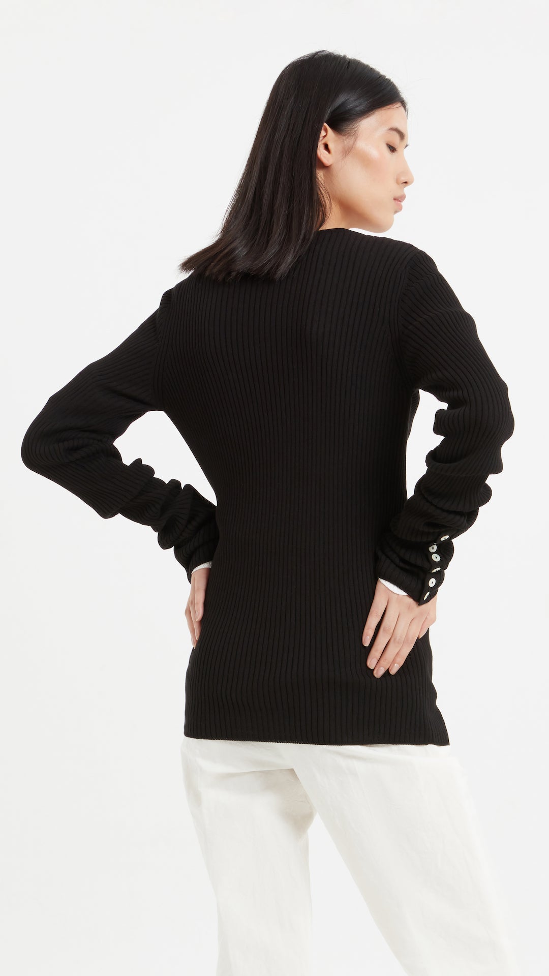 Sonia Knit in Black | Noon By Noor