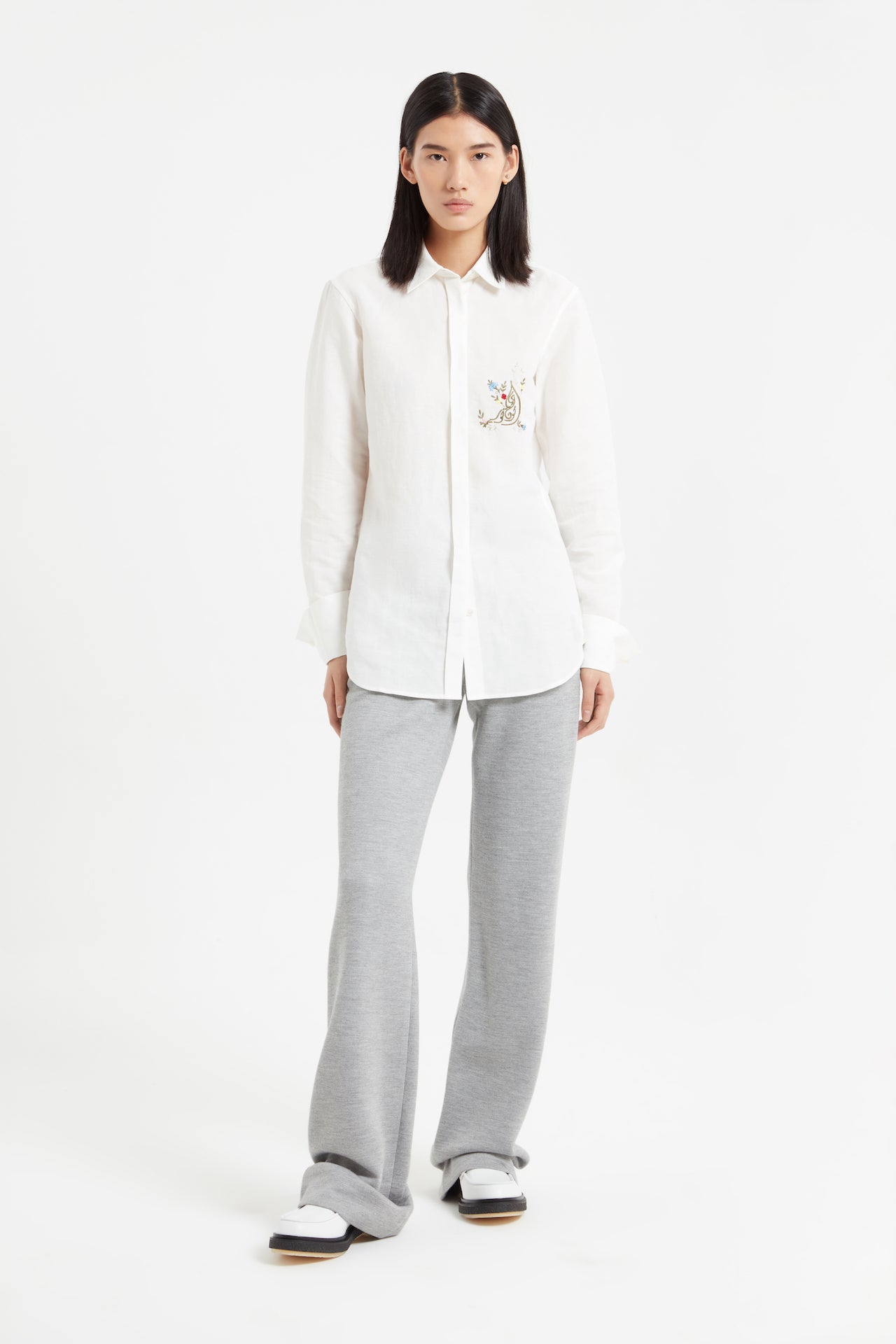 June Shirt in Soft White | Noon By Noor