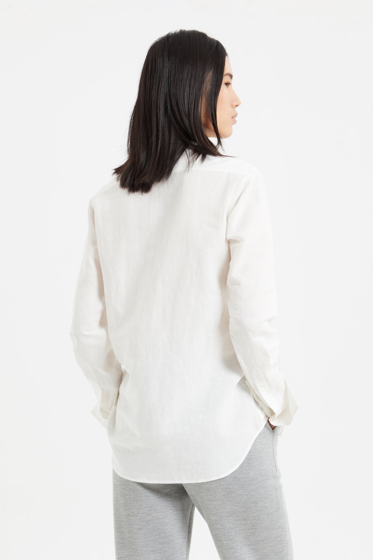 June Shirt in Soft White | Noon By Noor