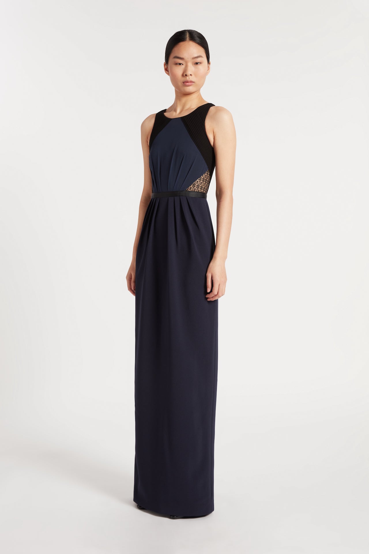 Mara Dress in Navy Black | Noon By Noor