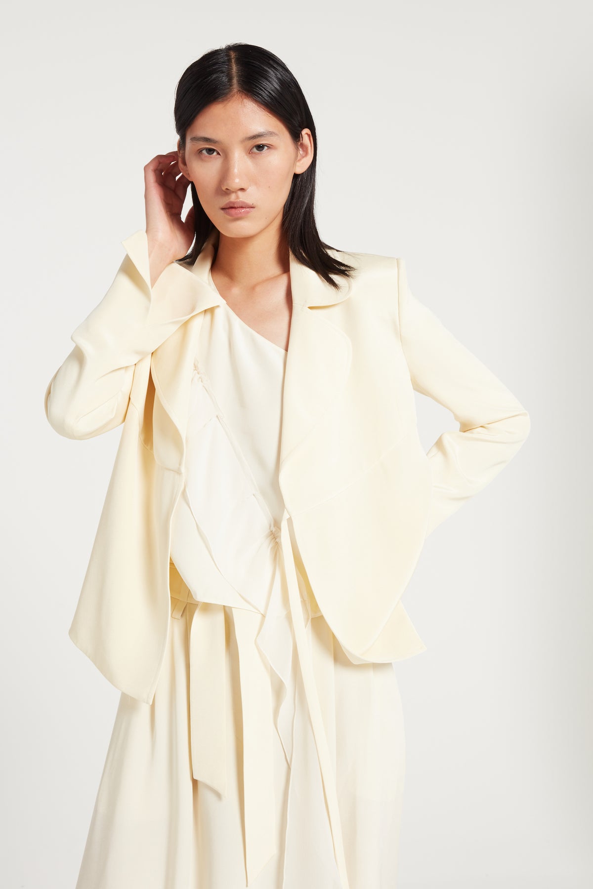 Riri Jacket in Buttermilk| Noon by Noor