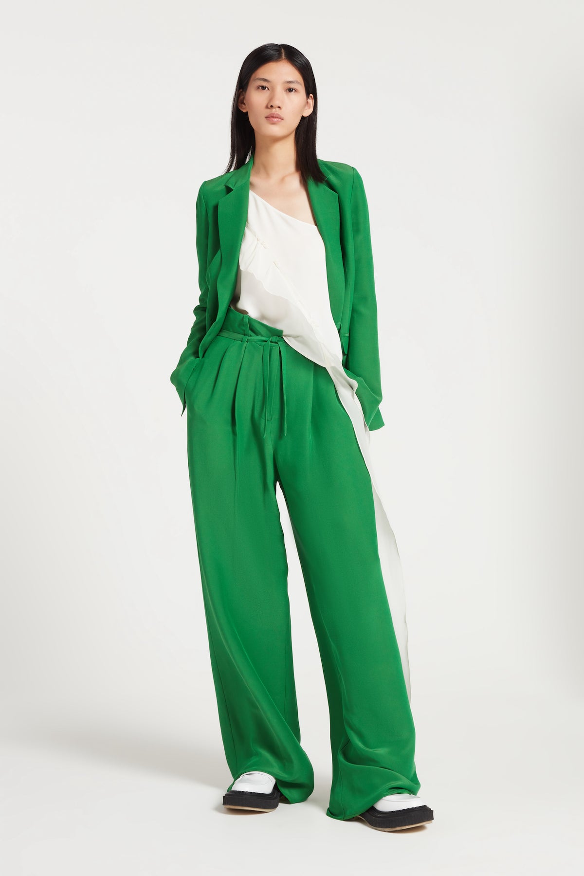 Franklin Trouser in Palm Green| Noon by Noor