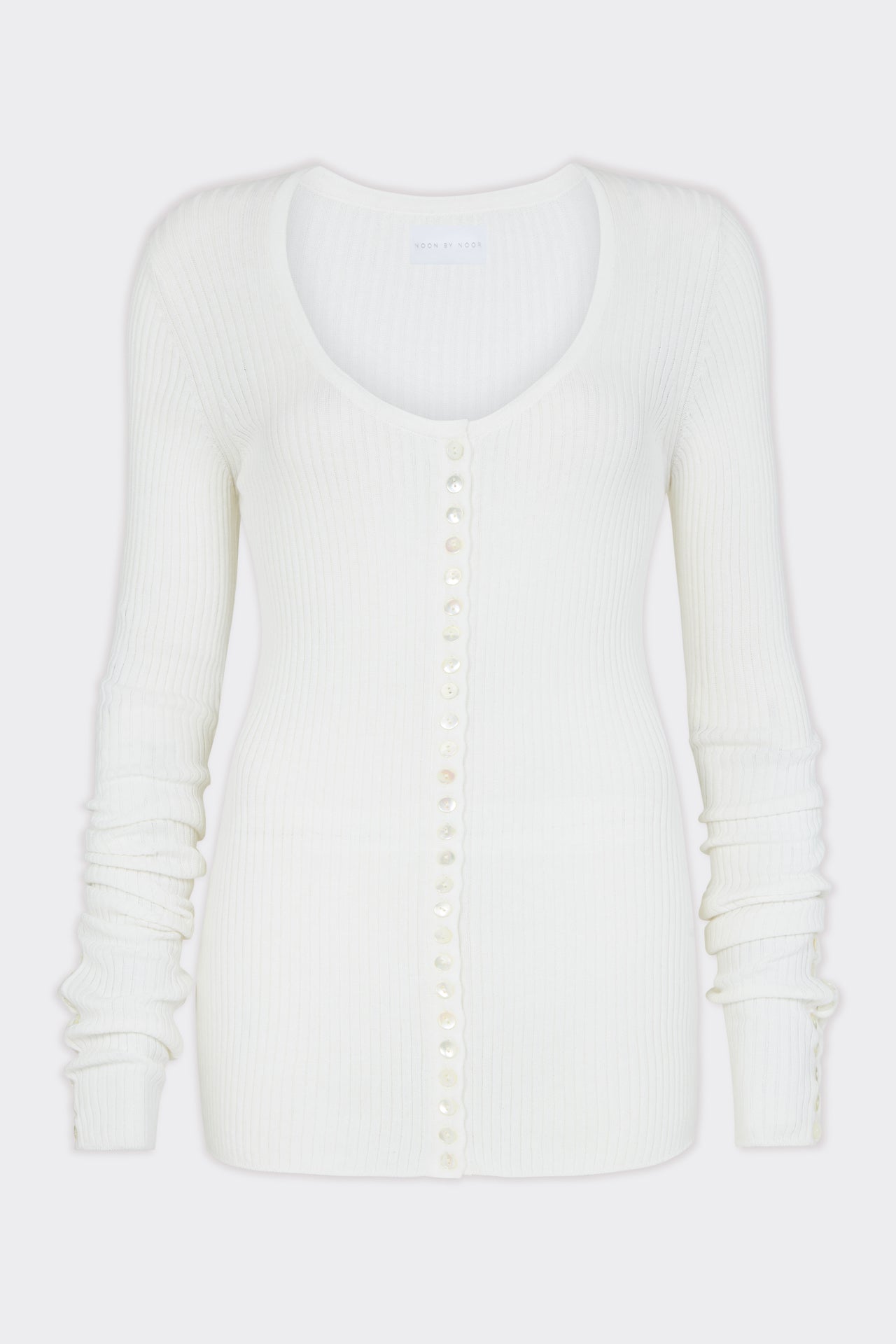 Sonia Knit in White | Noon By Noor
